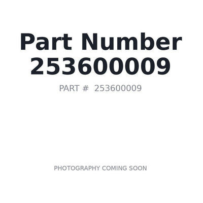 253600009 XCMG Part Number Placeholder