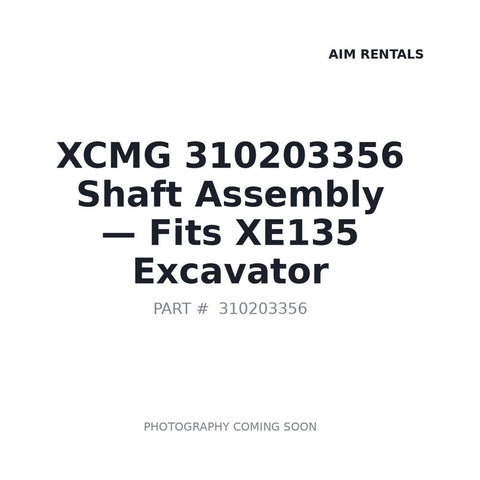 310203356 XCMG Excavator Pins