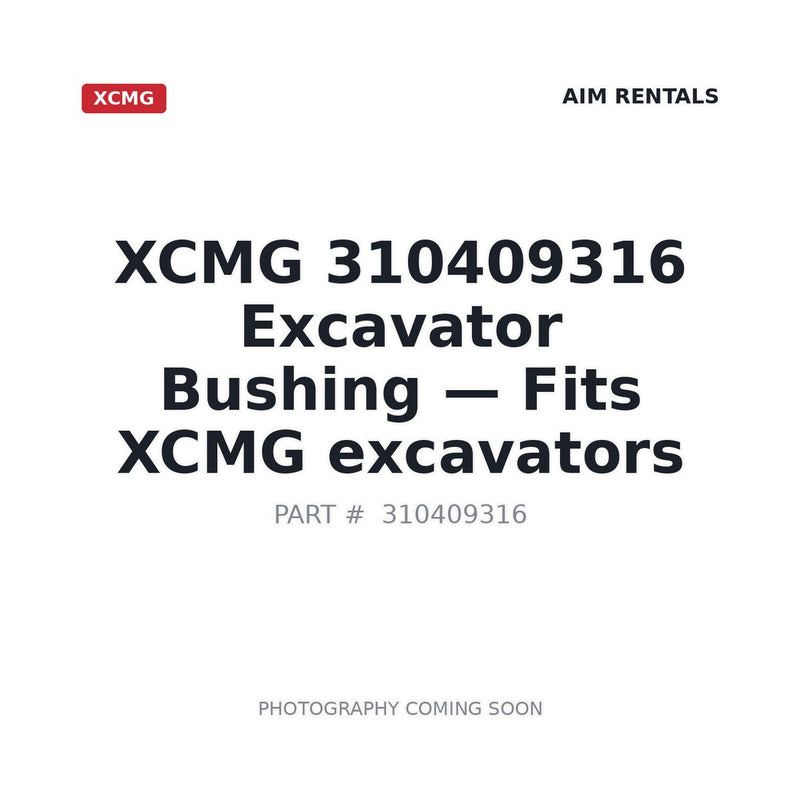 XCMG 310409316 steel bushing excavator replacement part