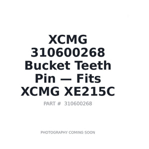 XCMG 310600268 Bucket Teeth Pin| Only 1 Left BC