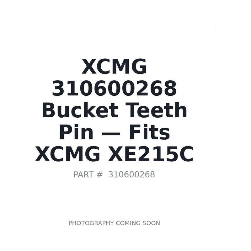 XCMG 310600268 Bucket Teeth Pin for XE215C excavator