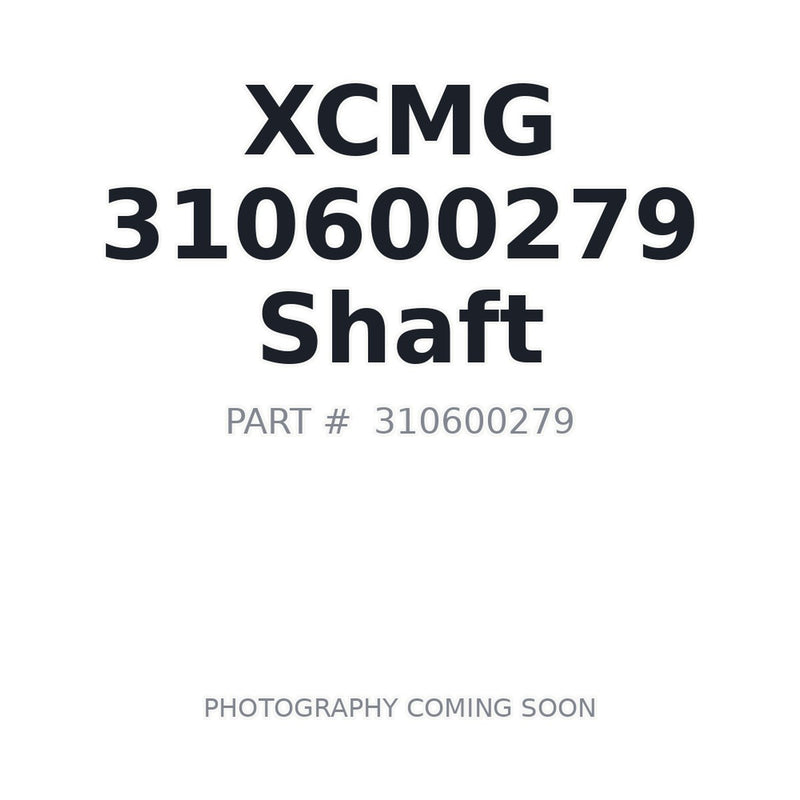 310600279 XCMG Shaft
