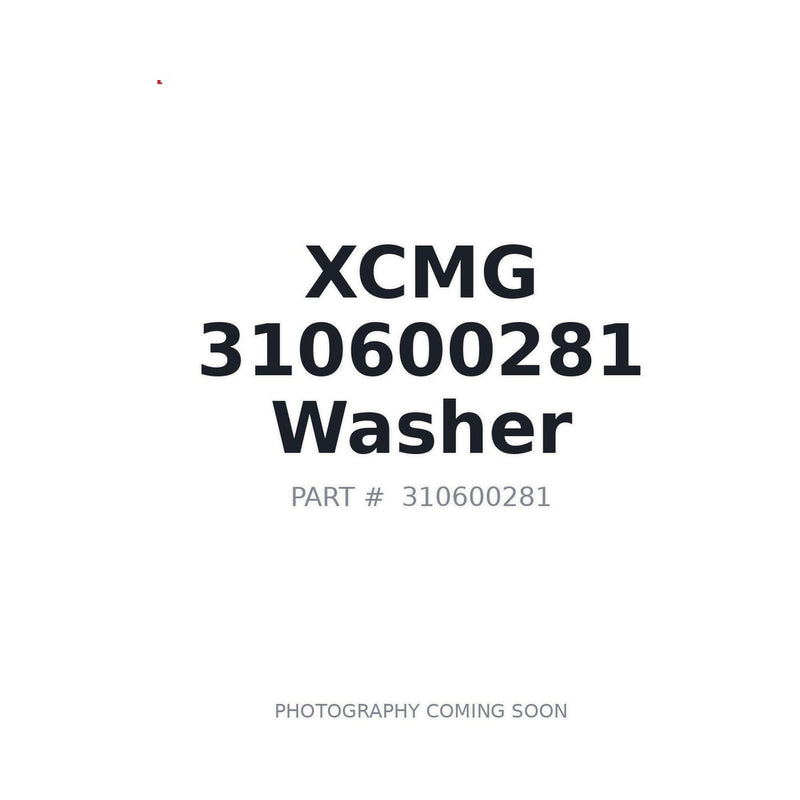 XCMG 310600281 Washer for XE215C XE230C Excavator