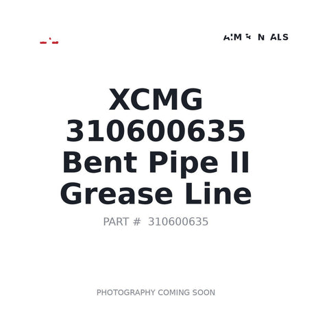 XCMG 310600635 OEM-spec hose grease line for XE200 XE210 XE215CA — stocked Prince George BC
