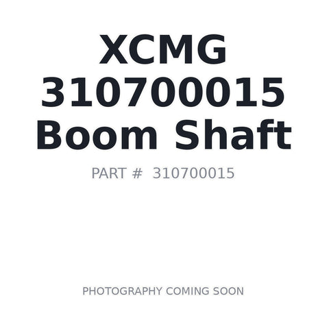 310700015 XCMG Boom Shaft