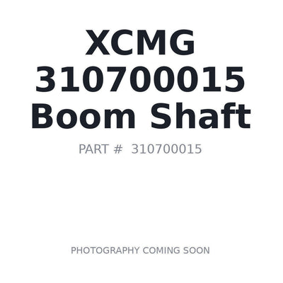 310700015 XCMG Boom Shaft