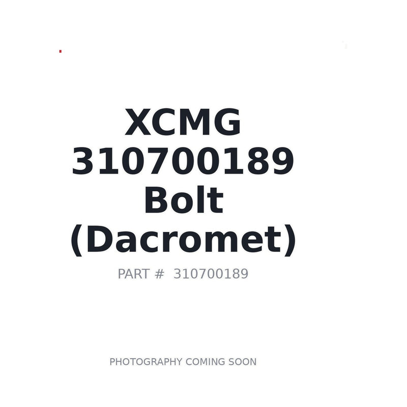 Genuine XCMG 310700189 Bolt for XE210C XE215BR excavators