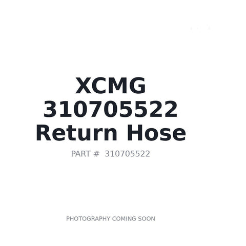 310705522 XCMG Return Hose