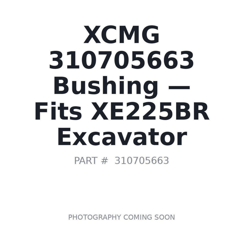 310705663 XCMG Bushings