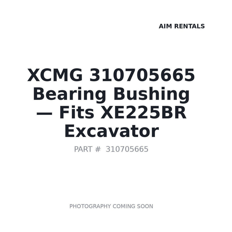 310705665 XCMG Bushings