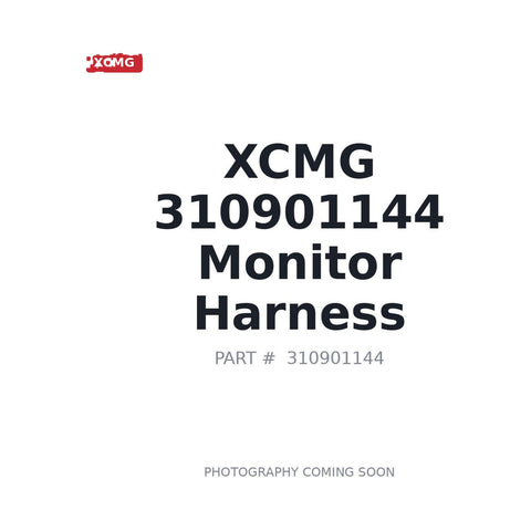 Genuine XCMG 310901144 Wiring Harness for XE210CU XE210U excavators