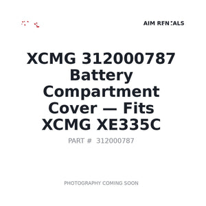 XCMG 312000787 Battery Compartment Cover | Only 1 Left BC