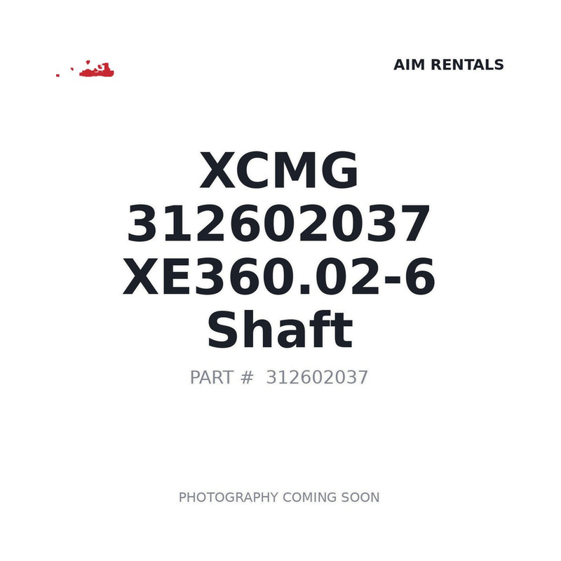 XCMG 312602037 XE360.02-6 Shaft for XE360 XE360U excavator