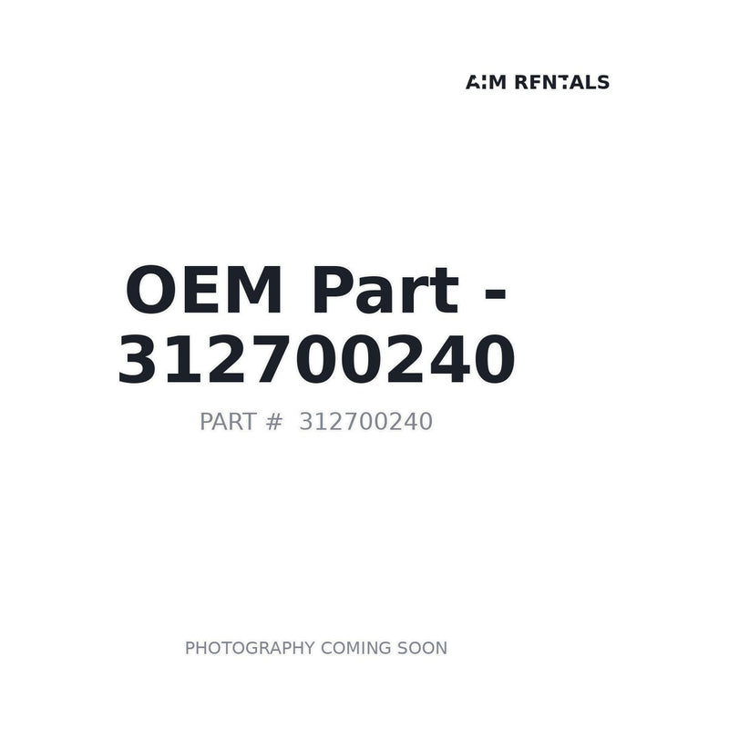 Genuine XCMG 312700240 OEM replacement part for XE360U excavator