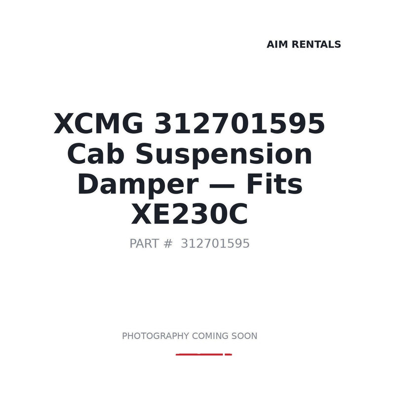 Genuine XCMG 312701595 Cab Suspension Dampers for XE230C Excavator