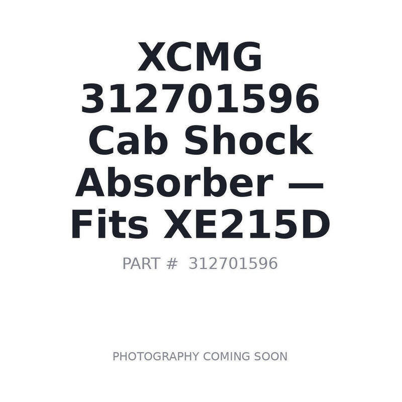 Genuine XCMG 312701596 Cab Shock Absorbers for XE215D XE230C Excavator