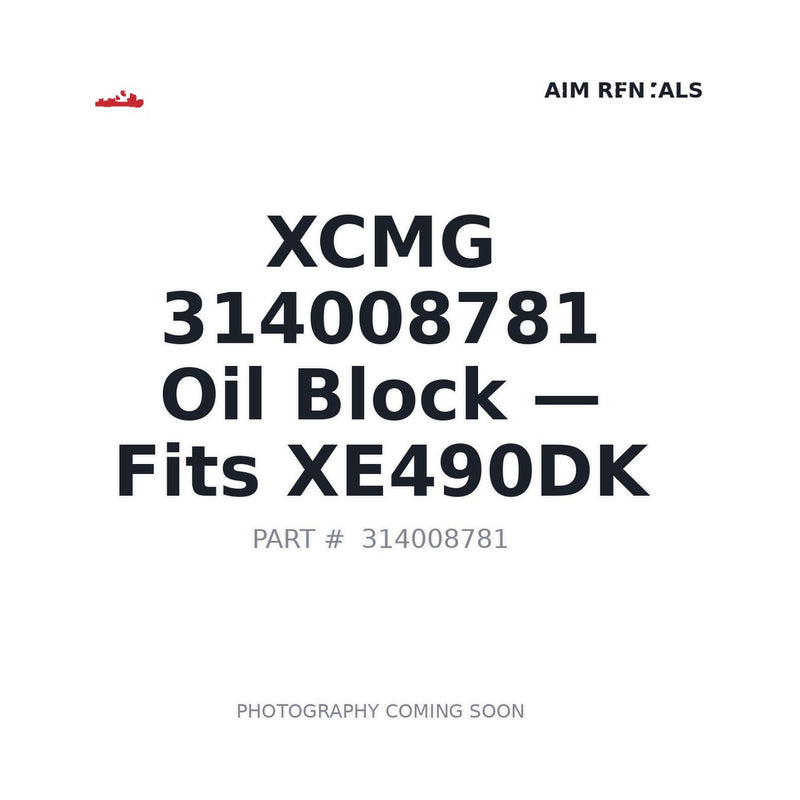 314008781 XCMG Hydraulic Components
