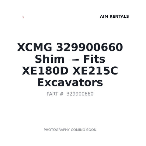 Genuine XCMG 329900660 Shims for XE150 XE180D XE215C
