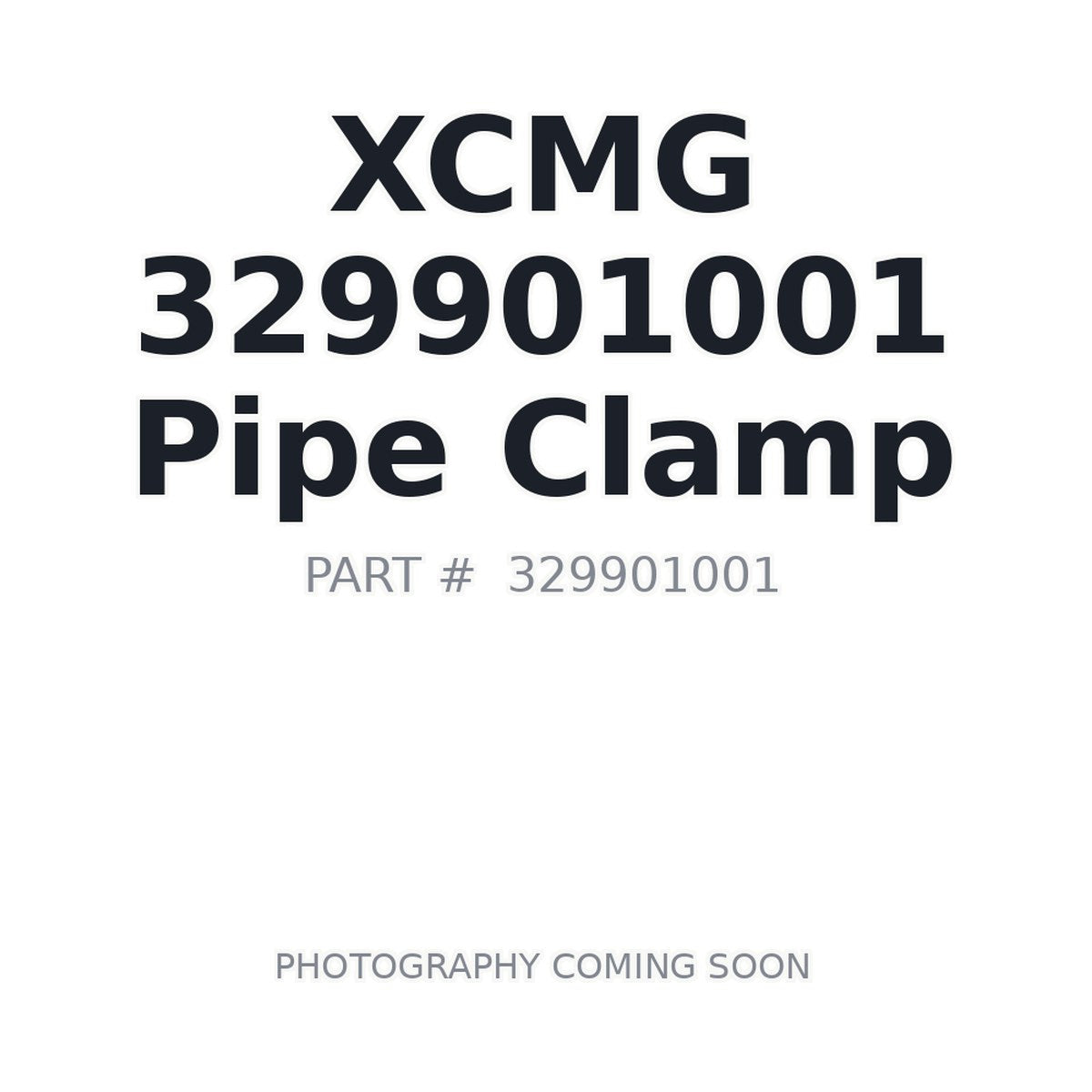 329901001 XCMG Pipe Clamp