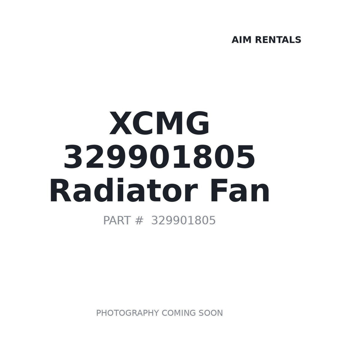 329901805 XCMG Engine Cooling Fan . WT230.03751