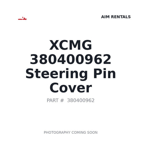 XCMG 380400962 Steering Pin Cover for GR1705 GR2205T GR2605 Motor Grader