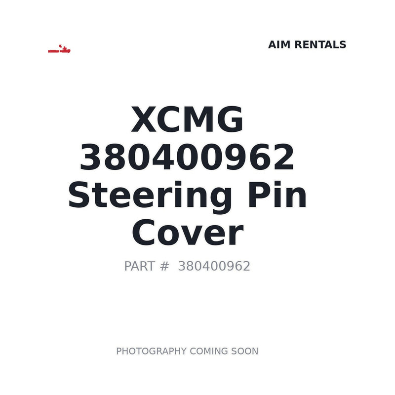 XCMG 380400962 Steering Pin Cover for GR1705 GR2205T GR2605 Motor Grader