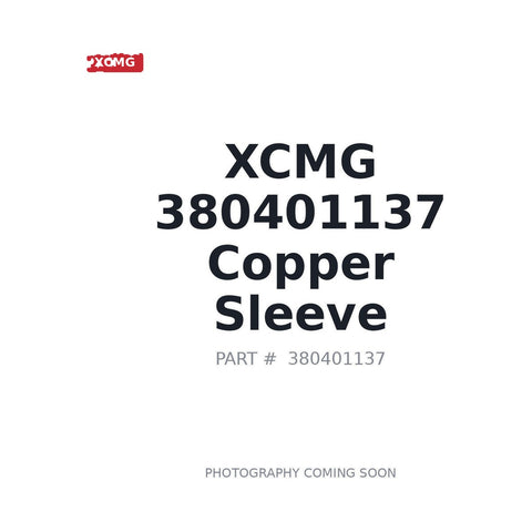 XCMG 380401137 Copper Sleeve for GR2205T motor grader