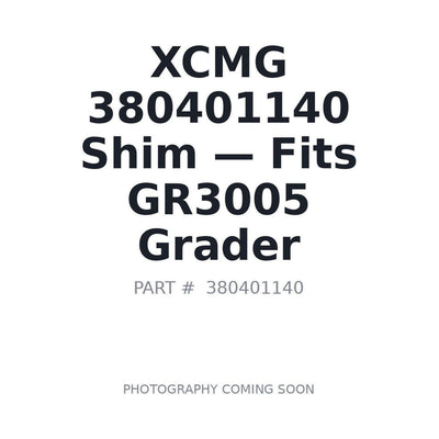 380401140 XCMG Shims