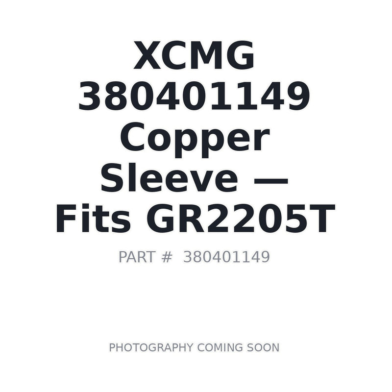 Genuine XCMG 380401149 copper sleeve bushing for GR215A GR2205T GR2605AT motor grader