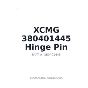 380401445 Hinge Pin by XCMG | Only 2 Left BC
