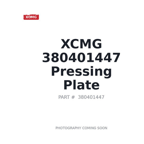 Genuine XCMG 380401447 pressing plate for GR2205T motor grader