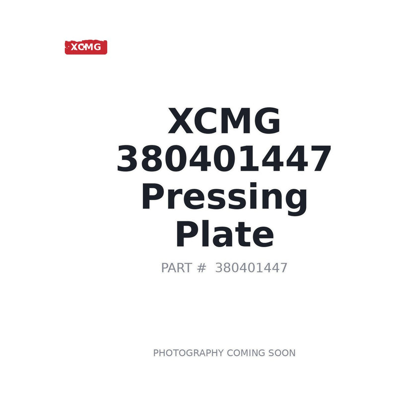 Genuine XCMG 380401447 pressing plate for GR2205T motor grader