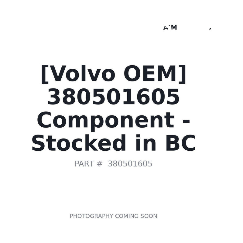 Genuine XCMG 380501605 OEM component for XCMG heavy equipment