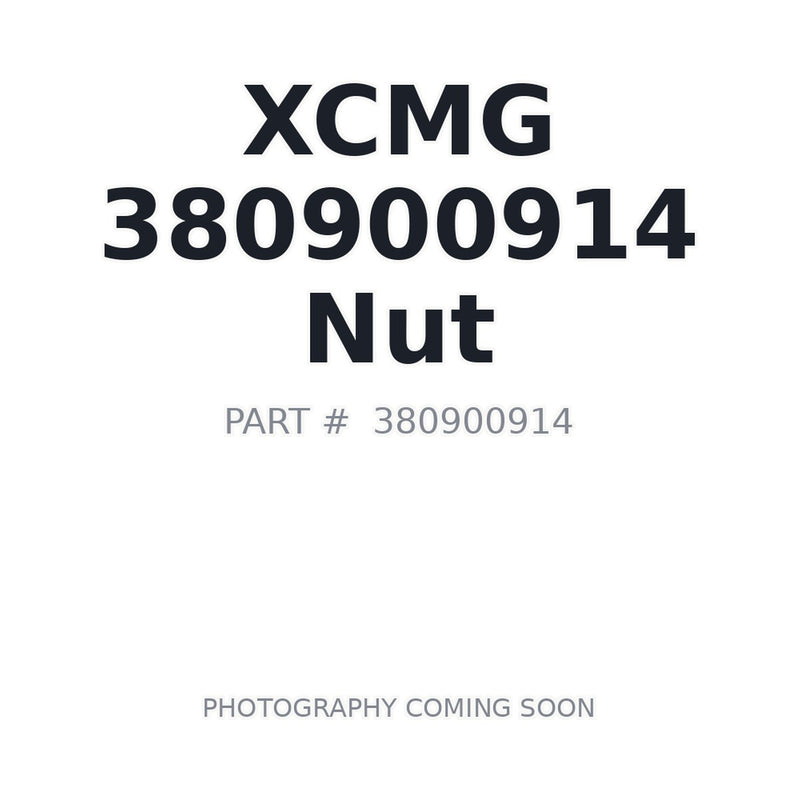XCMG 380900914 Nut for GR150II GR2205T Motor Grader