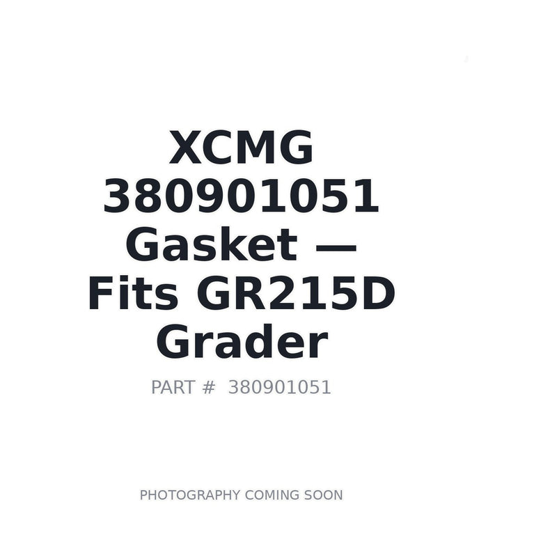 Genuine XCMG 380901051 Gasket Set for GR1803 and GR215D Motor Grader