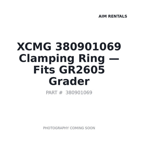 Genuine XCMG 380901069 clamping ring for GR215A GR2605 motor grader