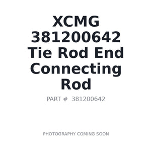 381200642 Tie Rod End Connecting Rod by XCMG | In Stock BC