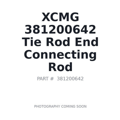381200642 XCMG Tie Rod End Connecting Rod
