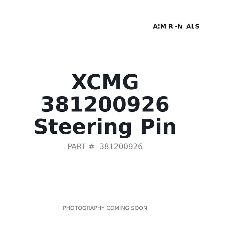 XCMG 381200926 Steering Pin ZL50GN wheel loader OEM-spec replacement