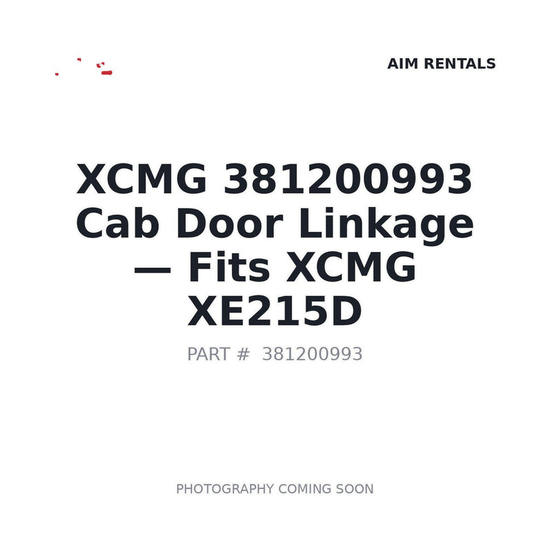 XCMG 381200993 Cab Door Linkages for XE215D excavator