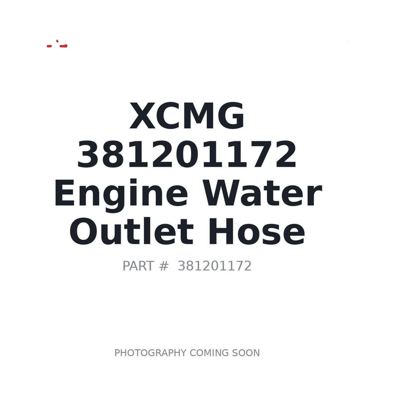 XCMG 381201172 Engine Coolant Hose GR215 LW500FN ZL50GN OEM-spec