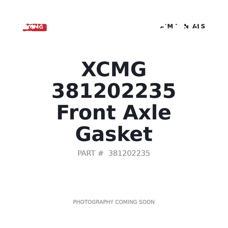 Genuine XCMG 381202235 front axle gasket for GR3005 motor grader
