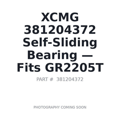 Genuine XCMG 381204372 self-sliding bearing for GR2205T motor grader
