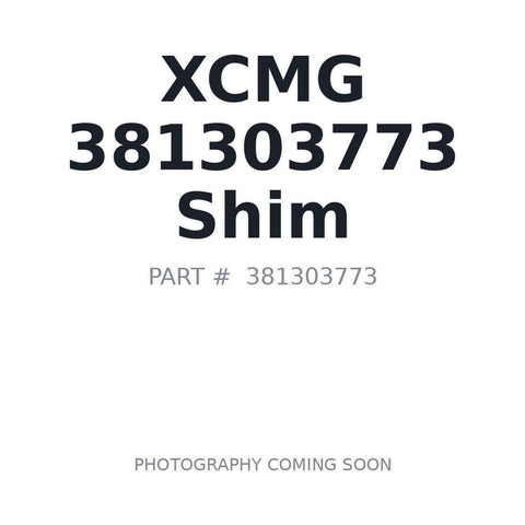 Genuine XCMG 381303773 Shim GR3005 GR3505T3 Motor Grader OEM