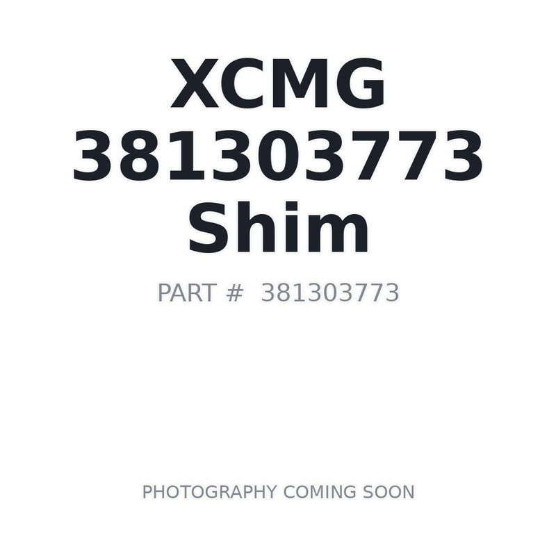 Genuine XCMG 381303773 Shim GR3005 GR3505T3 Motor Grader OEM