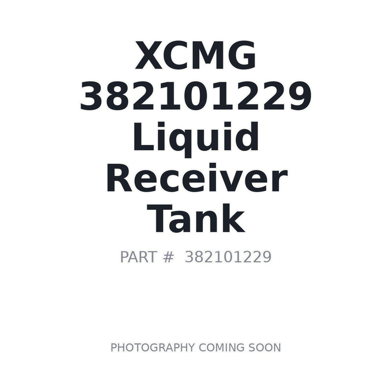 Genuine XCMG 382101229 Liquid Storage Tank GR2605 Motor Grader OEM