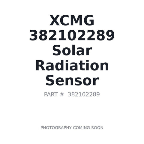 Genuine XCMG 382102289 Solar Radiation Sensor for GR2605 Motor Grader