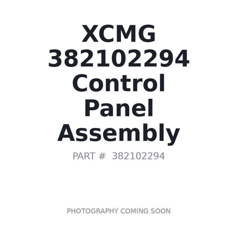 Genuine XCMG 382102294 Control Panel Assembly for GR2605 Motor Grader