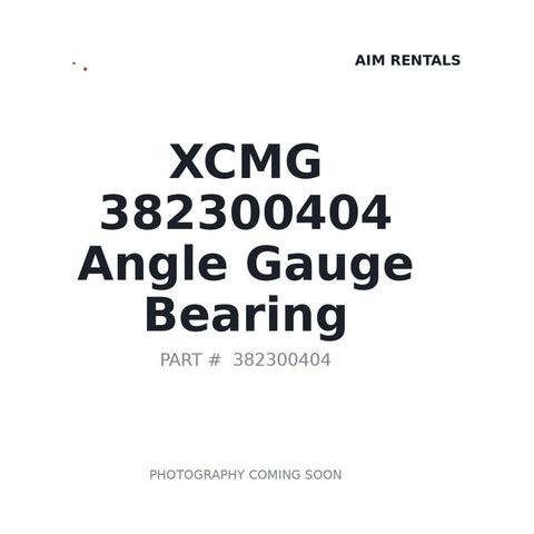 Genuine XCMG 382300404 Bearing for GR215A and GR2605AT Motor Grader