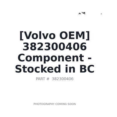 382300406 Volvo Component